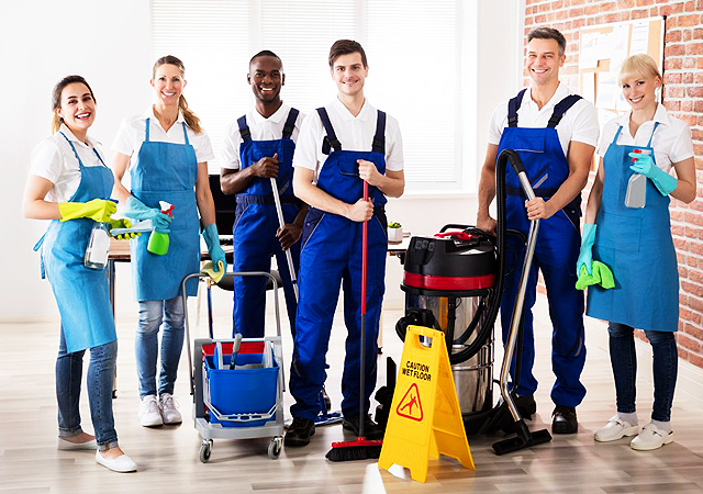 Non-European staff in Cleaning